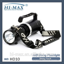 45W Xenon depth 100 meters HID xenon high power rechargeable dive light